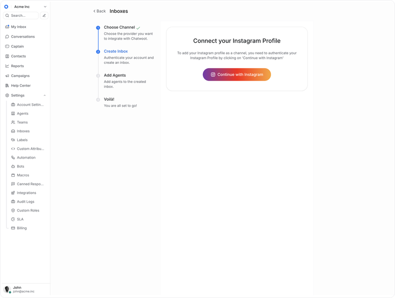 Продолжить с Instagram (Continue with Instagram)